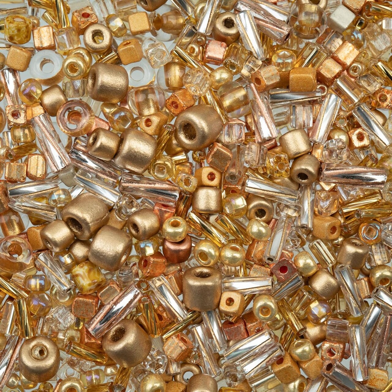 John Bead 50g Assorted Bead Bar Bag Mixed Czech Glass Seed Beads